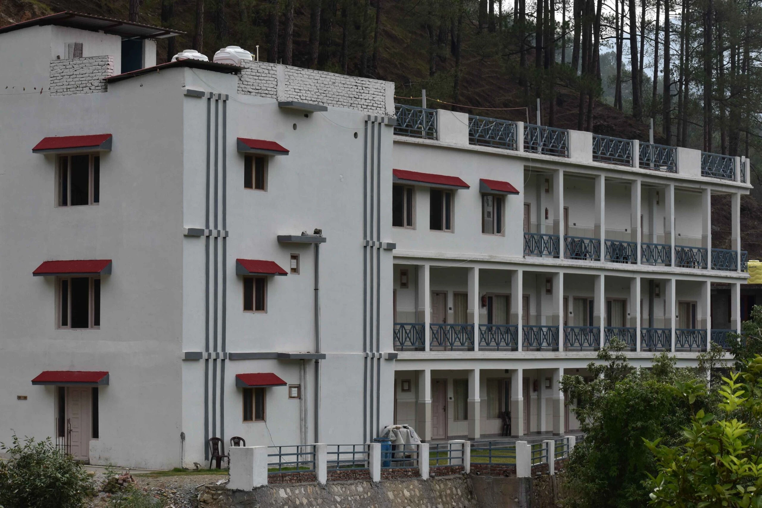 PINE HILLS RESORT & RESTAURANT Barkot [Hotel Back View]